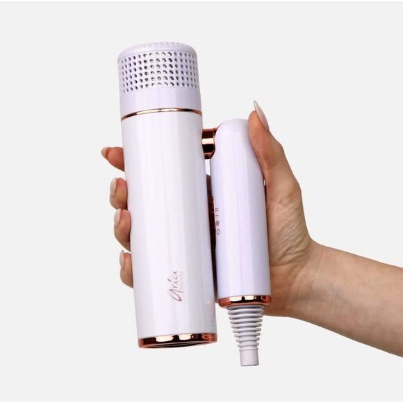 Aria Beauty Ultra Sleek Foldable Hair Dryer White Travel Size 1600W - Picture 6 of 6